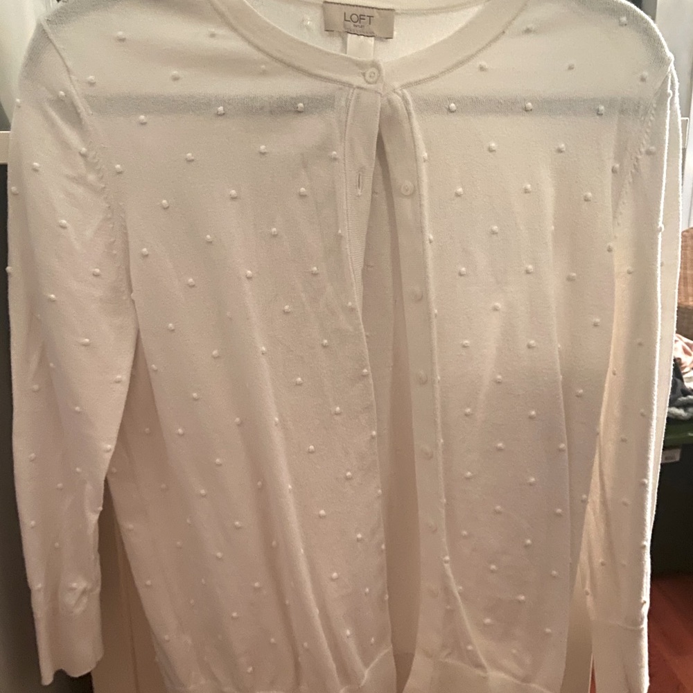 buttton up sweater